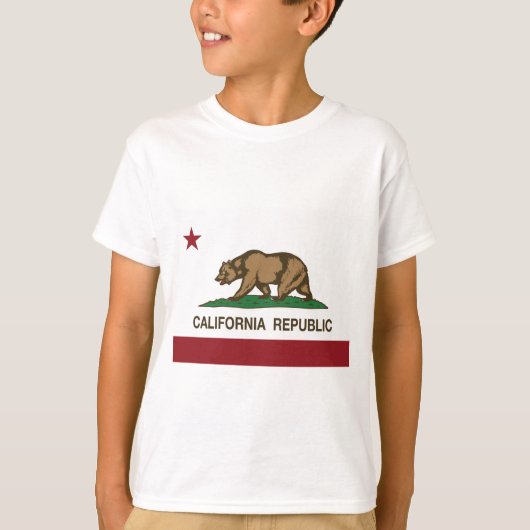 californië staatsburger t-shirt (Voorkant)