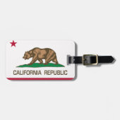 Californië (staatsvlag) bagagelabel (Voorkant horizontaal)