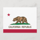 Californië (staatsvlag) briefkaart (Voorkant)