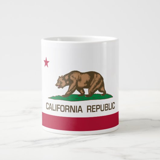 Californië (staatsvlag) grote koffiekop (Voorkant)