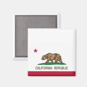 Californië (staatsvlag) magneet (Voorkant / Achterkant)