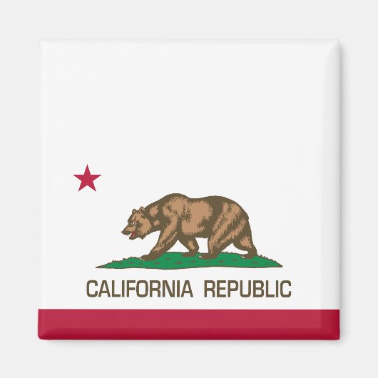 Californië (staatsvlag) magneet (Voorkant)