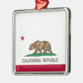 Californië (staatsvlag) metalen ornament (Links)