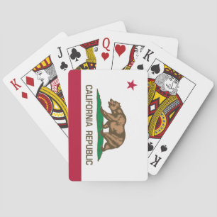 Californië (staatsvlag) pokerkaarten