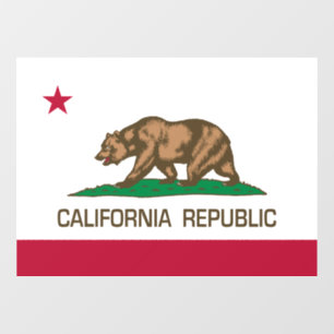Californië (staatsvlag) raamsticker