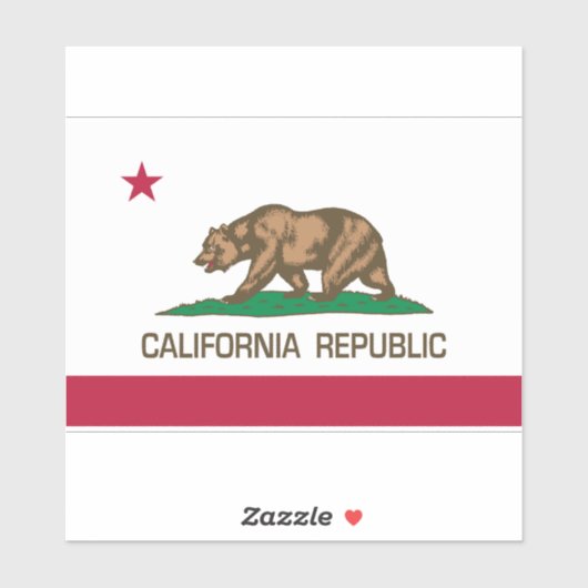 Californië (staatsvlag) sticker (Vel)