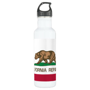 Californië (staatsvlag) waterfles 