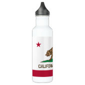 Californië (staatsvlag) waterfles  (Links)
