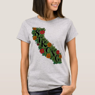 Californië - Sterk - steun aan de brandslachtoffer T-shirt