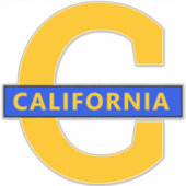 Californië Sticker (Voorkant)