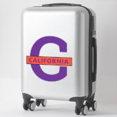 Californië Sticker (Koffer)