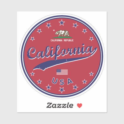 Californië Sticker (Vel)