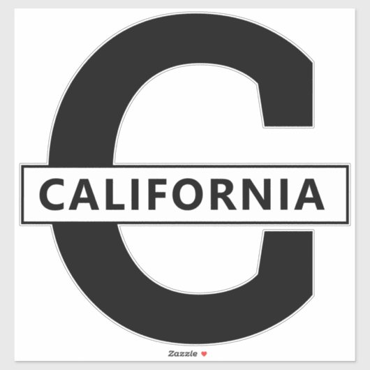 Californië Sticker (Vel)