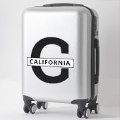 Californië Sticker (Koffer)