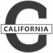 Californië Sticker (Voorkant)