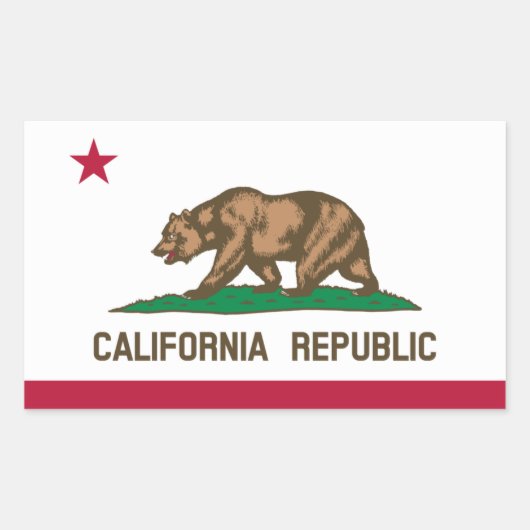 Californië* Sticker (Voorkant)