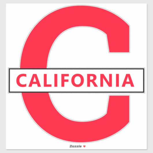 Californië Sticker (Vel)