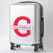 Californië Sticker (Koffer)