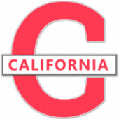Californië Sticker (Voorkant)