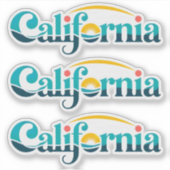Californië Sticker (Voorkant)