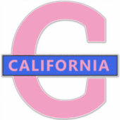Californië Sticker (Voorkant)