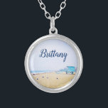 Californië strand oceaan zeemeeuwen zand aangepast zilver vergulden ketting<br><div class="desc">Ontspan en herinner jezelf aan de frisse zoutgeur van de oceaanlucht wanneer je dit prachtige pastelkleurige fotografie gepersonaliseerde naam charme ketting draag. Dit ketting is verkrijgbaar in kleine, middelgrote en grote maten, evenals vierkante en cirkelvormen. U kunt dit ketting bestellen in uw keuze van sterling zilver, verzilverd of gouden afwerkingsmetalen....</div>