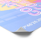 Californië, Strand, Reiskunst Poster (Hoek)