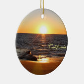 Californië Stranden Kerstboom Ornament (Rechts)