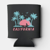 Californië Sunset Beach Blikjeskoeler (Achterkant)