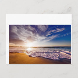 Californië Sunset Beach Briefkaart