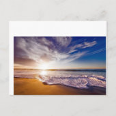 Californië Sunset Beach Briefkaart (Voorkant)