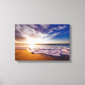 Californië Sunset Beach Canvas Afdruk (Voorkant)