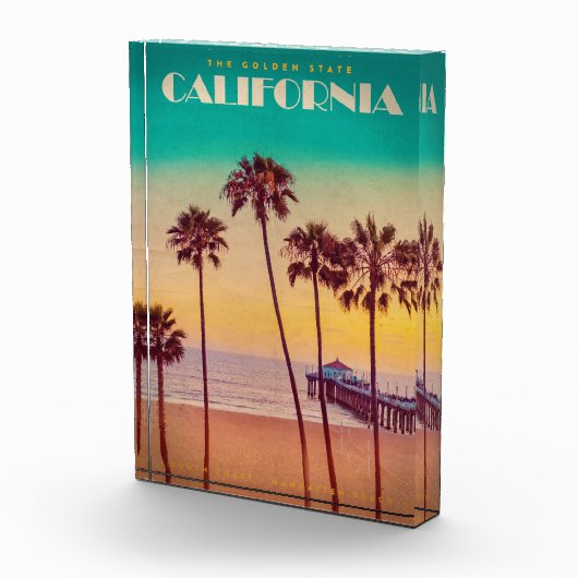  Californië Sunset Beach Fotoblokken (Rechts)