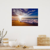 Californië Sunset Beach Poster (Keuken)