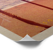  Californië Sunset Beach Poster (Hoek)