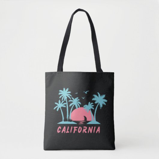 Californië Sunset Beach Tote Bag (Voorkant)