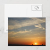 Californië Sunset Briefkaart (Voorkant / Achterkant)