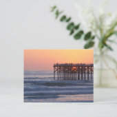 Californië Sunset Briefkaart (Staand voorkant)