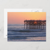 Californië Sunset Briefkaart (Voorkant / Achterkant)