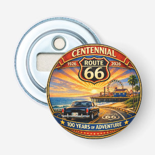 Californië Sunset Highway 66 Kust Barware Button Flesopener