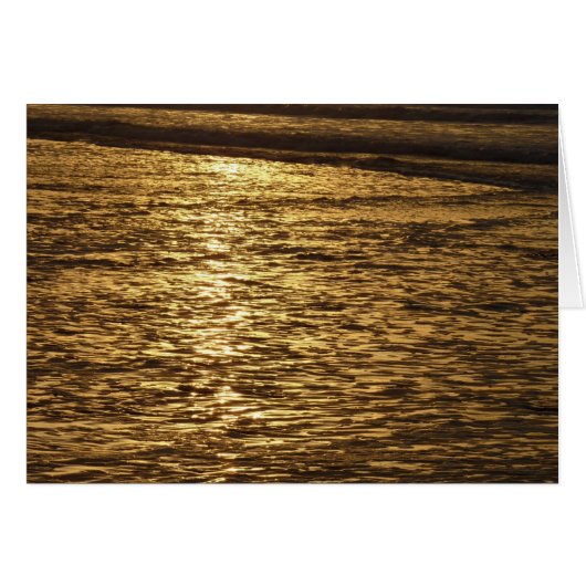 Californië Sunset Waves Ocean Seascape (Voorkant Horizontaal)