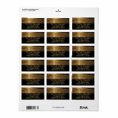 Californië Sunset Waves Ocean Seascape Etiket (Full Sheet)