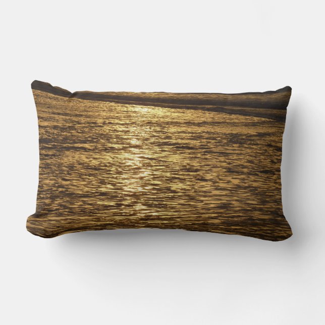 Californië Sunset Waves Ocean Seascape Kussen (Voorkant)