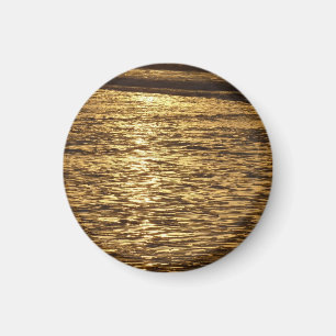 Californië Sunset Waves Ocean Seascape Magneet