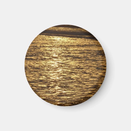 Californië Sunset Waves Ocean Seascape Magneet (Voorkant)