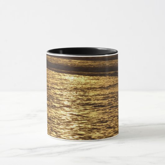 Californië Sunset Waves Ocean Seascape Mok (Midden)