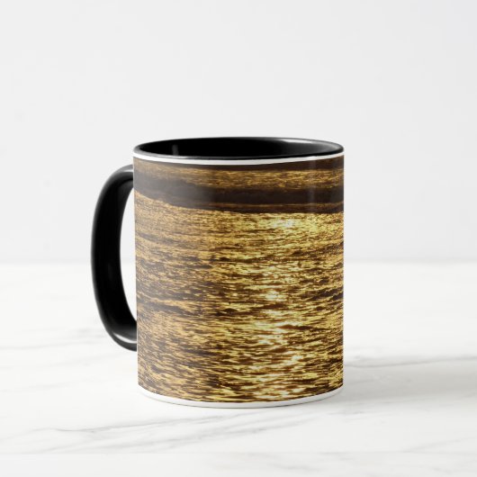 Californië Sunset Waves Ocean Seascape Mok (Voorkant links)