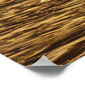 Californië Sunset Waves Ocean Seascape Poster (Hoek)