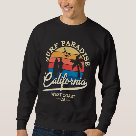 Californië Surf Paradise Trui (Voorkant)