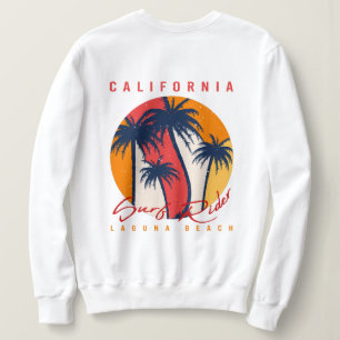 Californië Surf Ride Laguna Beach Retro Palm Zonso Trui
